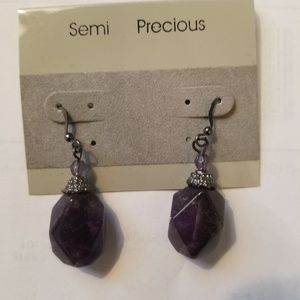 Amethyst earrings